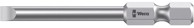 WERA Bit plosnati 1/4" DIN 3126 E6,3, 4 x 0,8 x 89 mm, žilavo-tvrdi